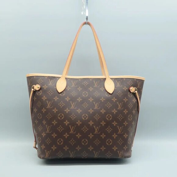 100% Authentic Louis Vuitton Neverfull MM Brown W/P Monogram Canvas Shoulder Bag - Picture 2 of 12